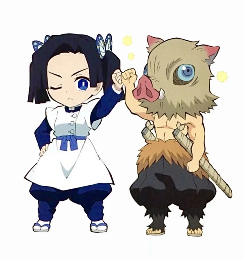 Tình bể bình với loạt ảnh aoi x inosuke chibi hot nhất hiện nay