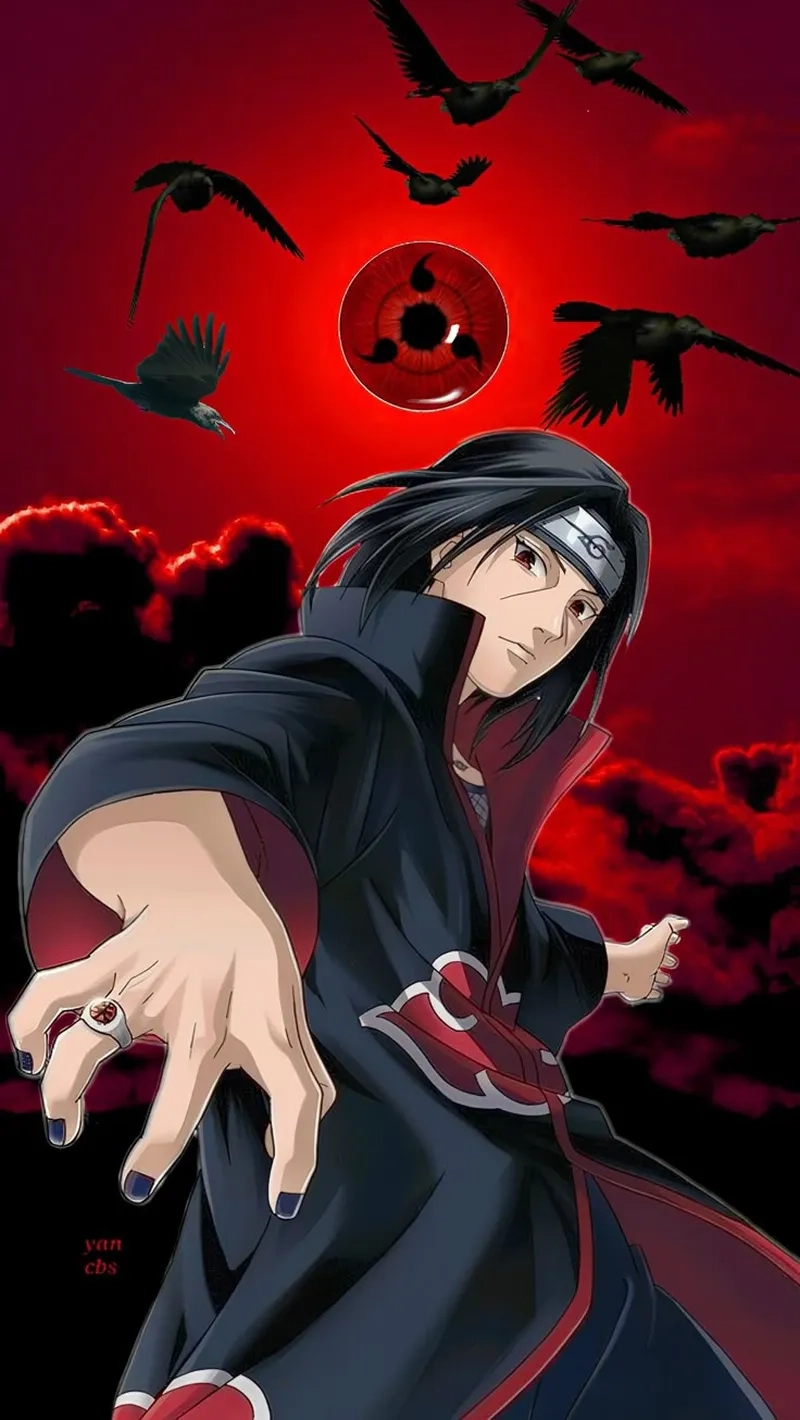 Uchiha Itachi 4k chất lượng sắc nét không thể rời mắt
