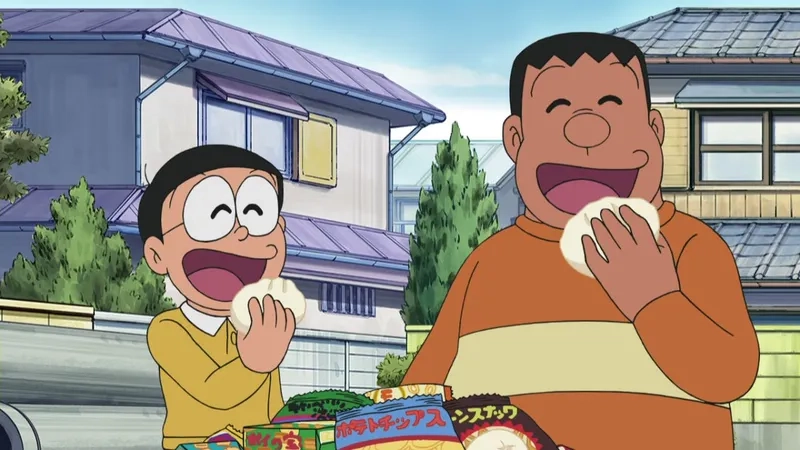 Jaian x Nobita với những pha đấu trí đáng nhớ trong Doraemon