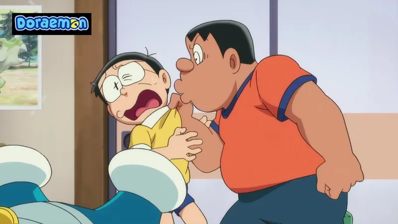 Nobita bị Chaien đánh là một trong những cảnh hài hước nhất trong Doraemon