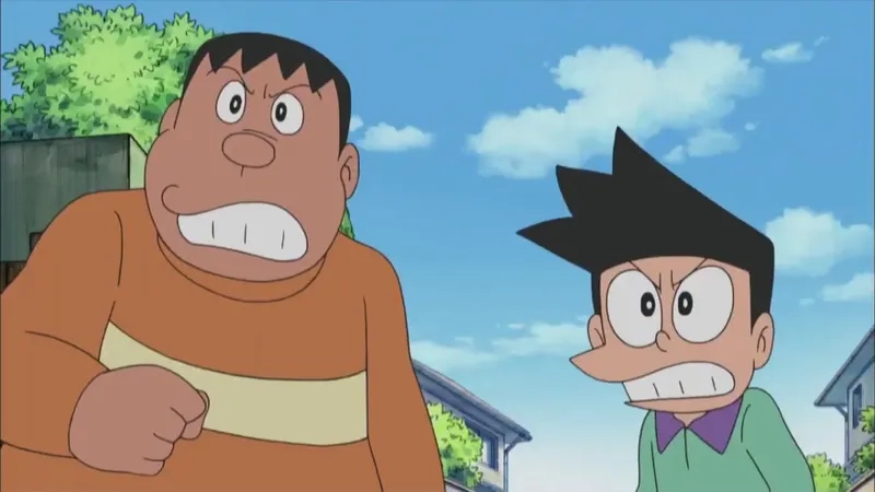 Suneo x Jaian tạo ra những tình huống không thể ngừng cười