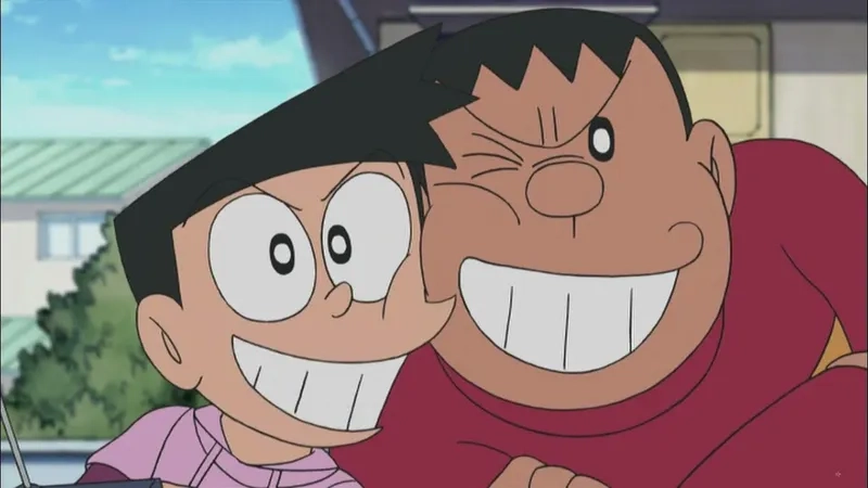 Suneo và Jaian đối đầu với nhau trong những tình huống siêu hài hước