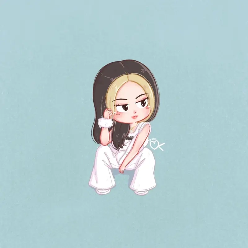 Bộ sưu tập vẽ jennie blackpink chibi đáng yêu hết nấc