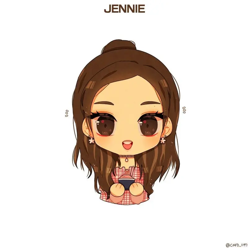 Fanart chibi jennie khiến cộng đồng phát cuồng