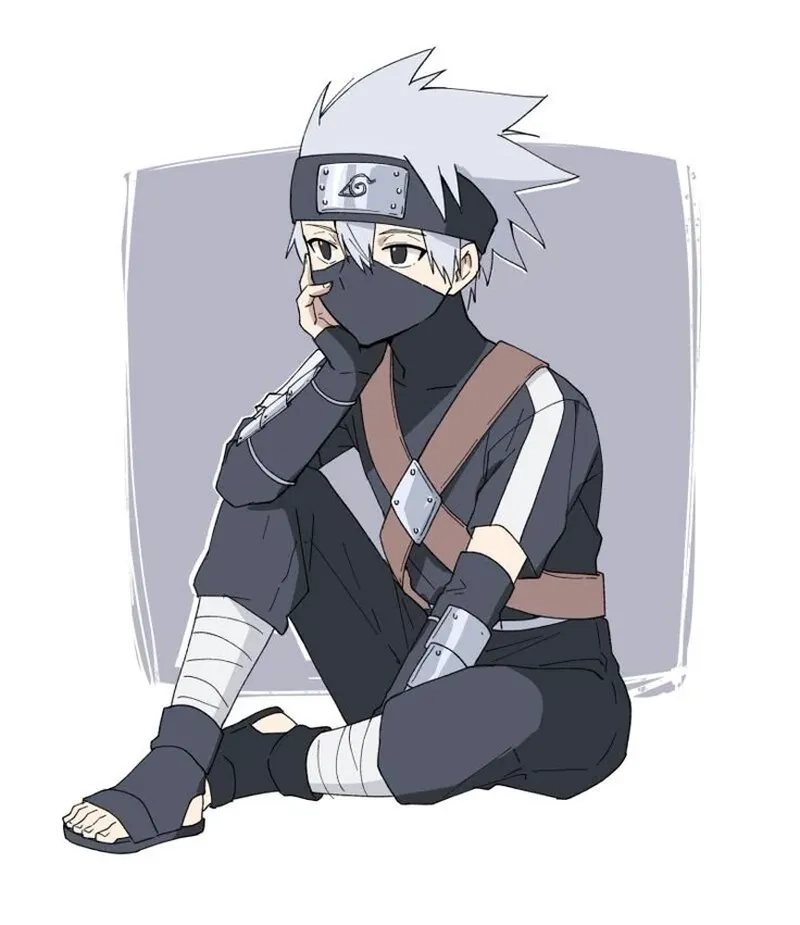 Dáng vẻ đáng yêu của Kakashi còn nhỏ