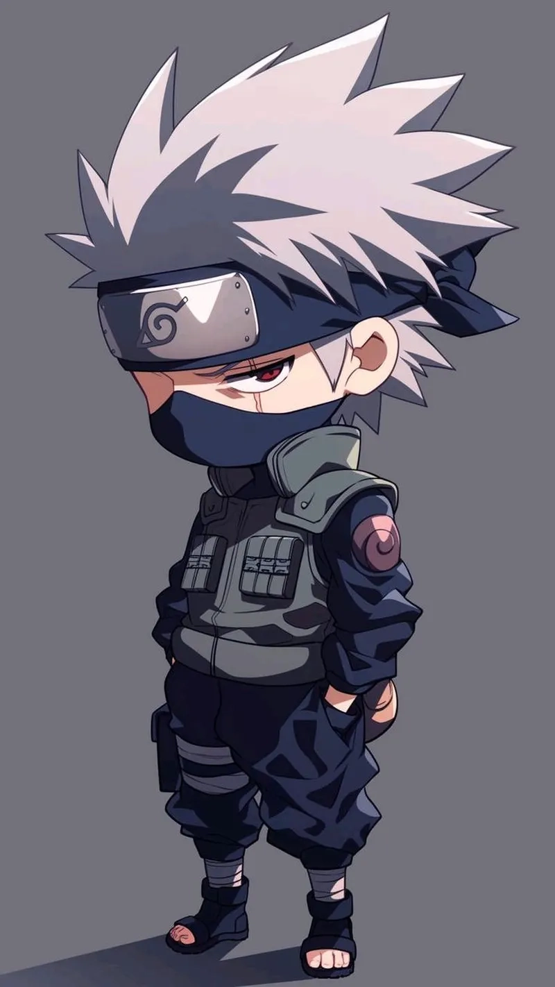 Không thể rời mắt với loạt ảnh Kakashi chibi