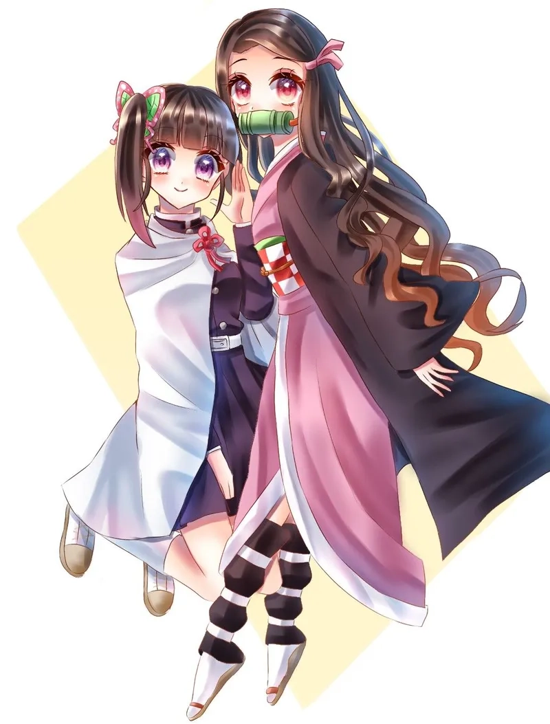 Tình bạn đáng yêu giữa Kanao and Nezuko khiến fan rưng rưng