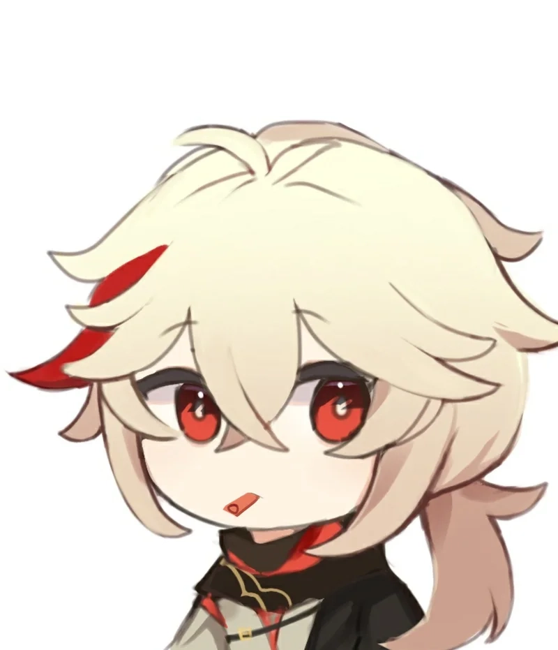 Kazuha chibi gif cực kỳ sinh động và dễ thương