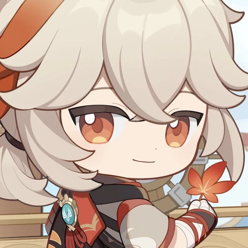 Kazuha chibi official mang đến những bức tranh chính thức đáng yêu