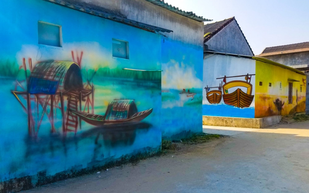 Trải nghiệm phong cách sống tại homestay ở làng bích họa tam thanh ấm cúng