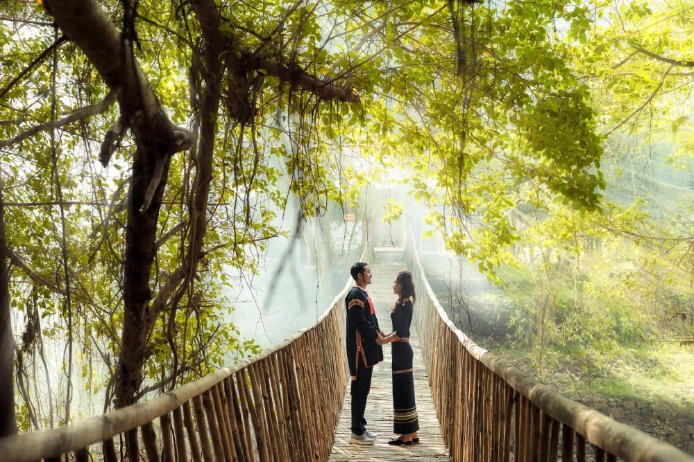 Khám phá vẻ đẹp cầu treo buôn đôn ấn tượng