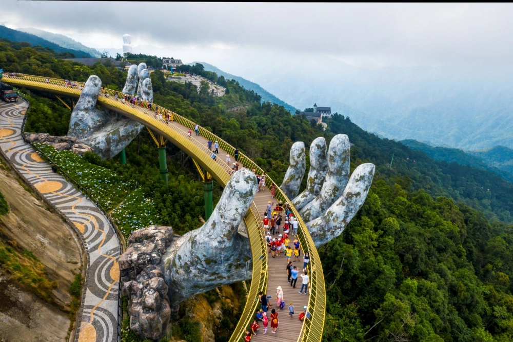 Điểm đến nổi bật cầu vàng bà nà hill đà nẵng