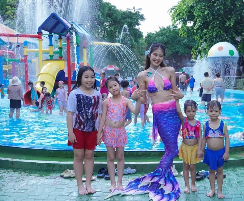 Chiêm ngưỡng những hình ảnh công viên nước đầm sen đẹp lung linh