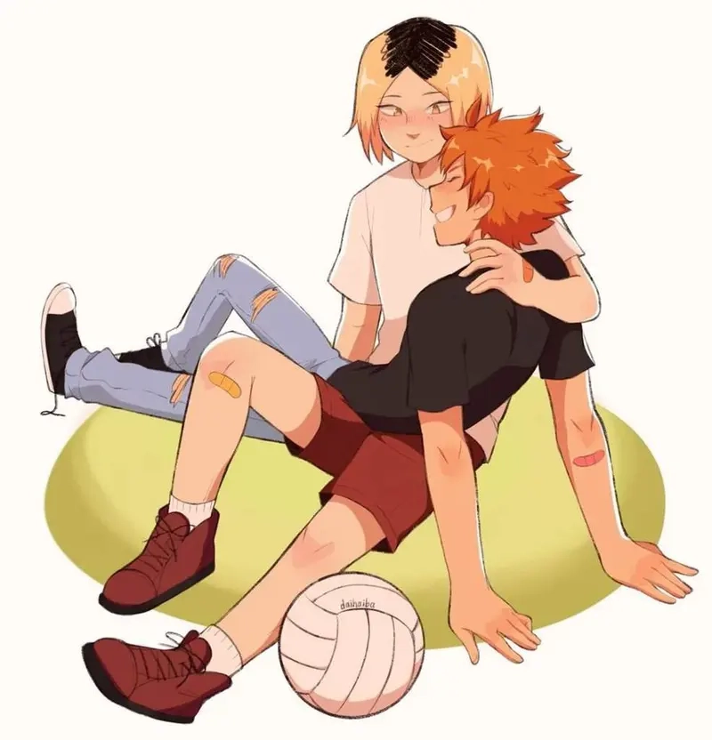 Kenma Hinata trong những khoảnh khắc đáng yêu nhất cùng nhau