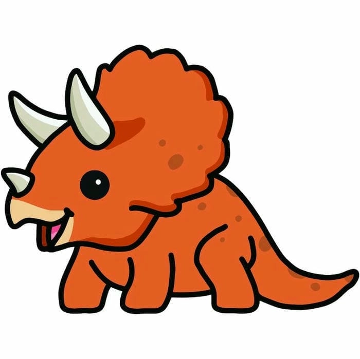 Hình khủng long chibi dễ thương đáng yêu không thể bỏ qua