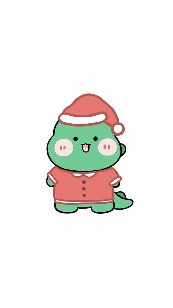 Hình nền khủng long chibi cho màn hình điện thoại thêm dễ thương