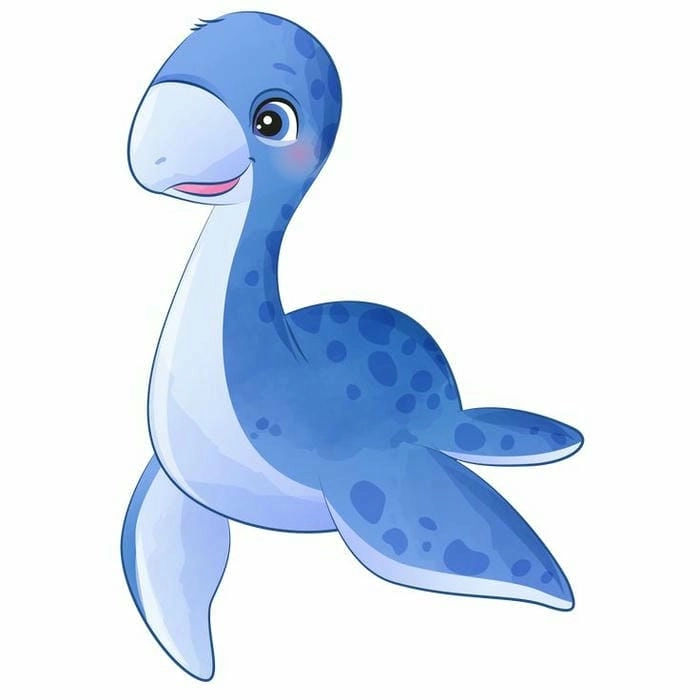 Khủng long chibi dễ thương cho tín đồ yêu thích hoạt hình