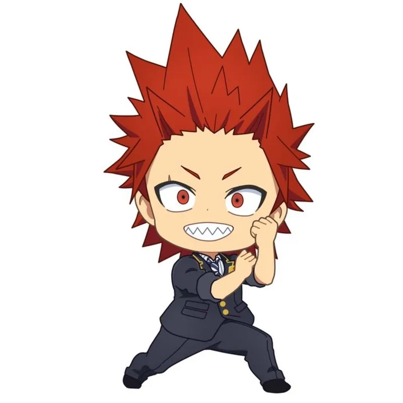 Kirishima chibi mang lại một vẻ ngoài dễ thương và hài hước cho nhân vật