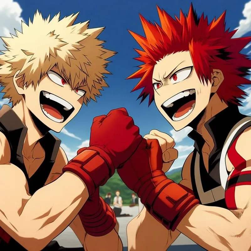 MHA Bakugou x Kirishima là một trong những cặp đôi được yêu thích nhất trong series