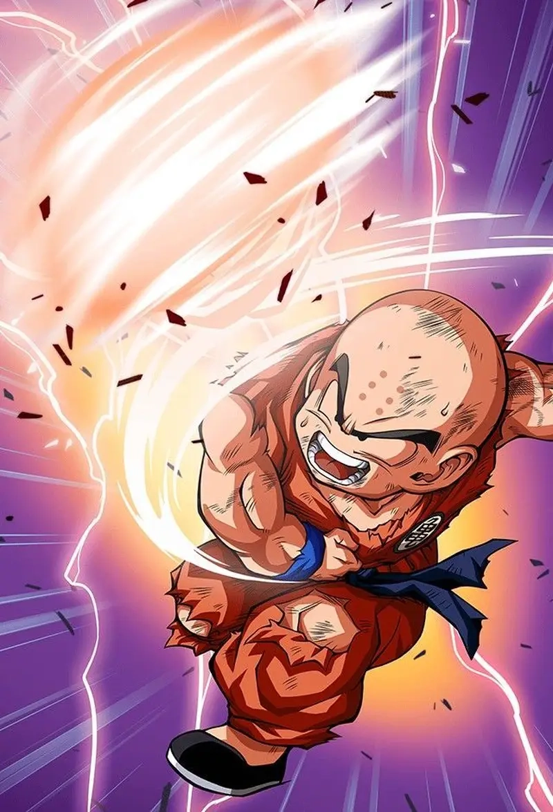 Dragon Ball Z Krillin không bao giờ ngừng chiến đấu vì công lý