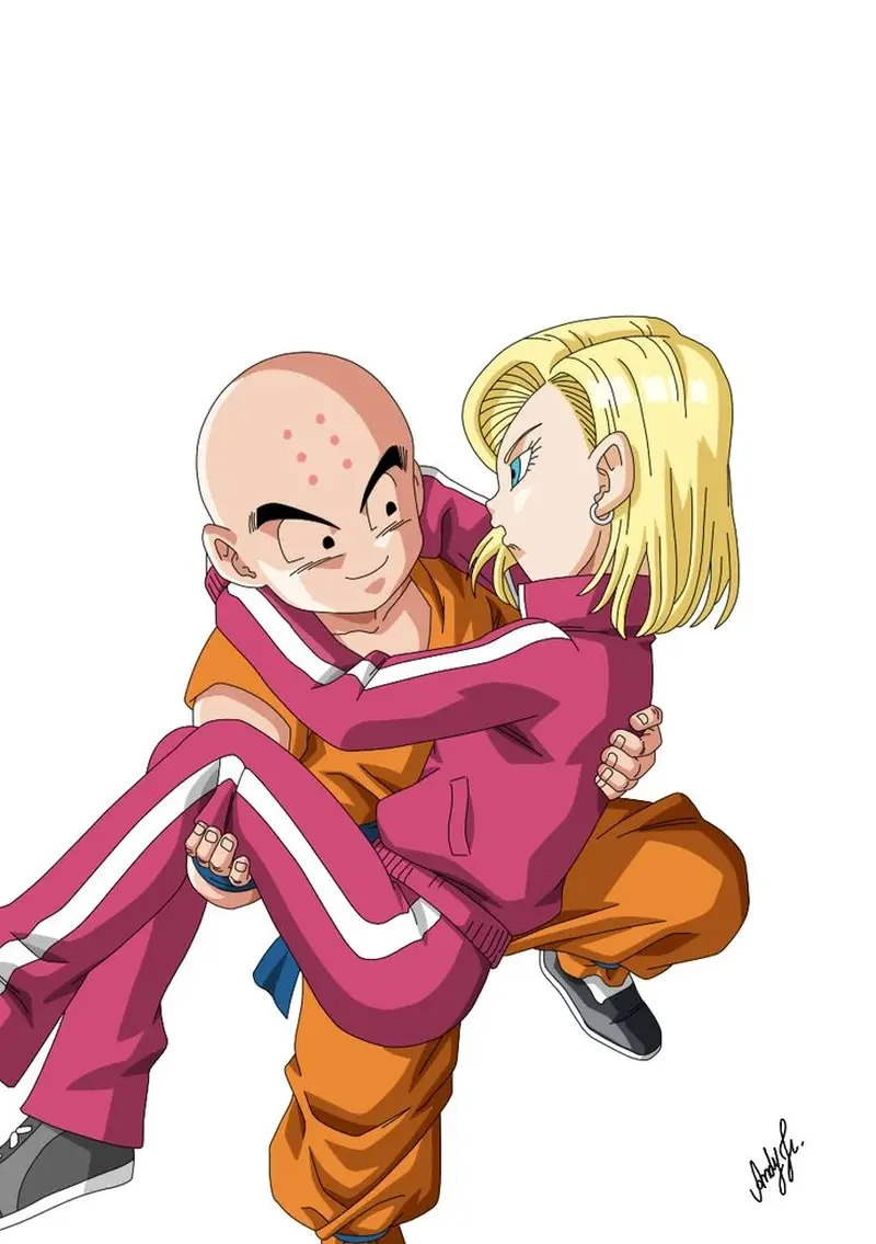 Vợ Krillin là ai trong Dragon Ball là câu chuyện tình cảm động giữa anh và Android 18