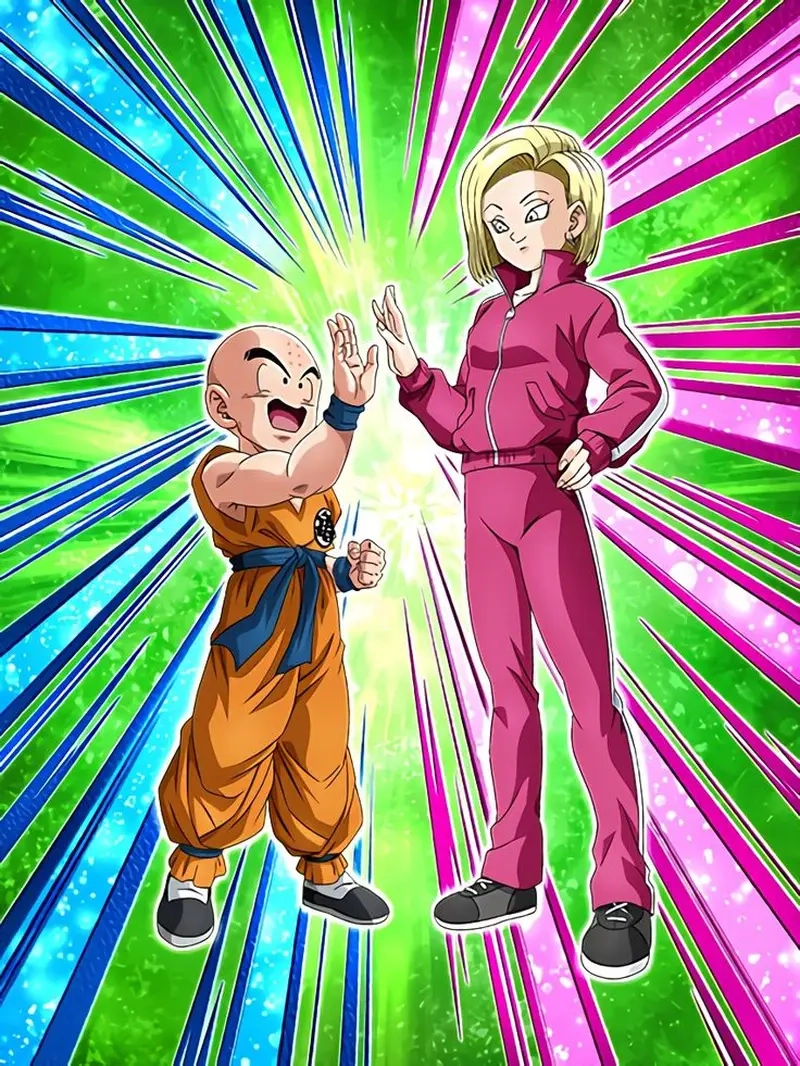 Android 18 and Krillin có mối quan hệ tình cảm vô cùng mạnh mẽ trong Dragon Ball