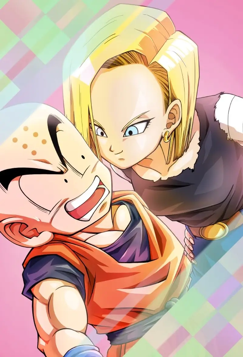 Krillin 18 luôn là cặp đôi đáng yêu mà người hâm mộ yêu thích trong Dragon Ball