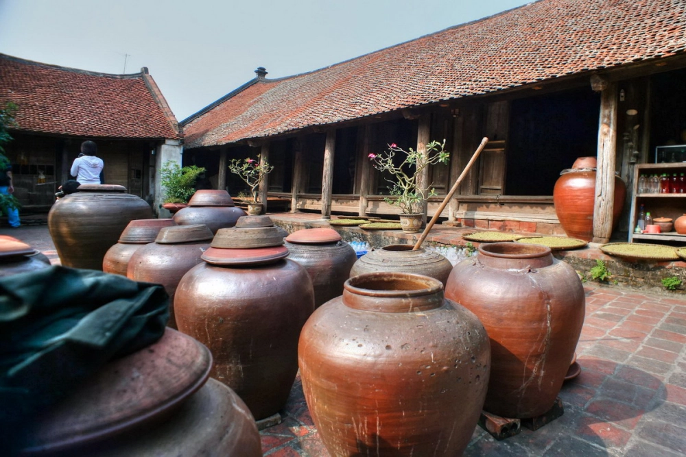 Say đắm trước kiến trúc làng cổ đường lâm xưa