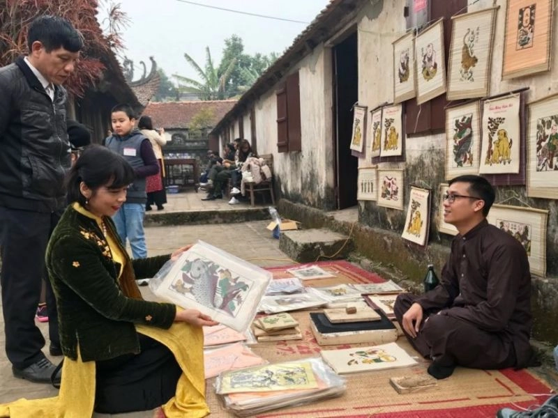 Khám phá thăm Làng tranh Đông Hồ để trải nghiệm