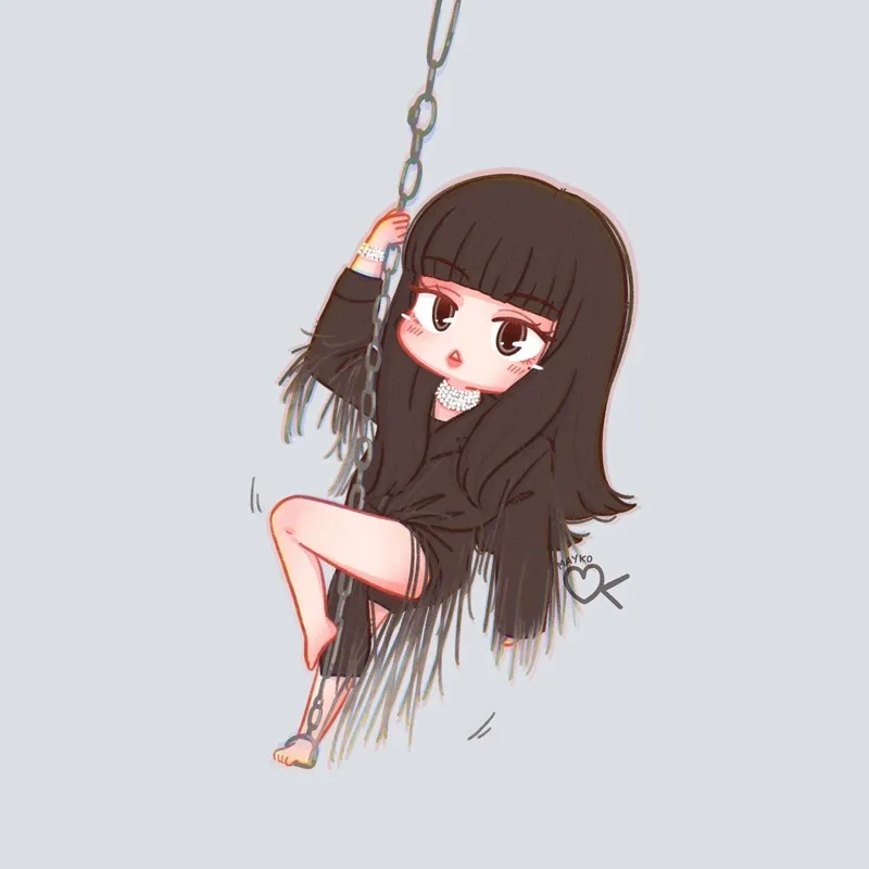Hướng dẫn từng bước cách vẽ lisa chibi cực đơn giản