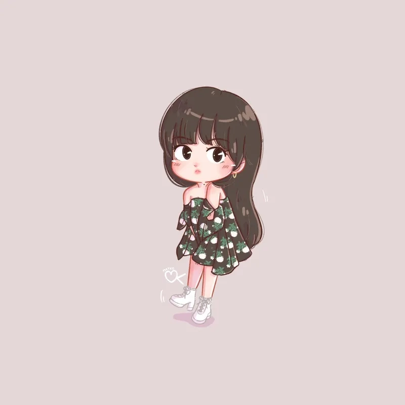 Bộ sưu tập black pink lisa chibi gây sốt cộng đồng fan