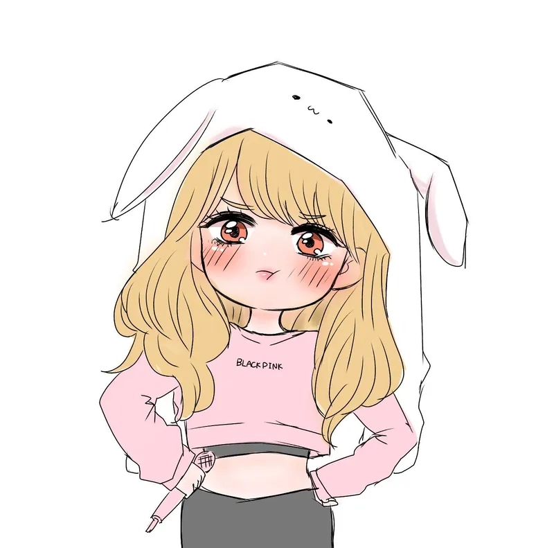 Tải về ngay hình lisa blackpink chibi siêu đáng yêu