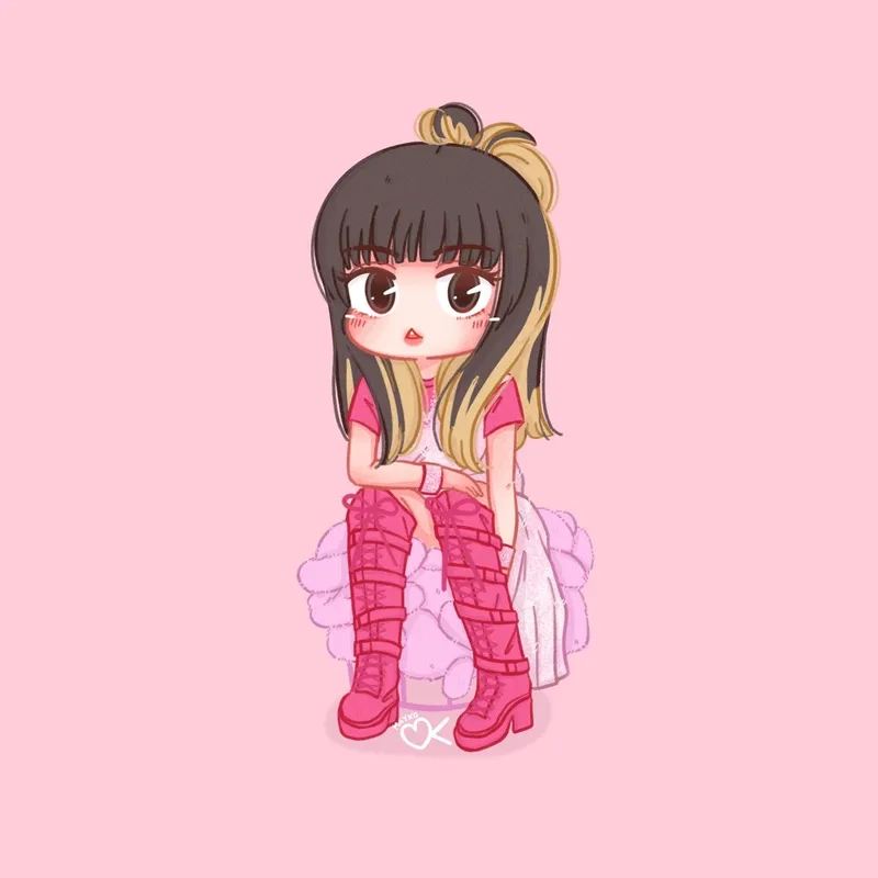 Chia sẻ bộ ảnh lisa chibi cute đáng yêu nhất