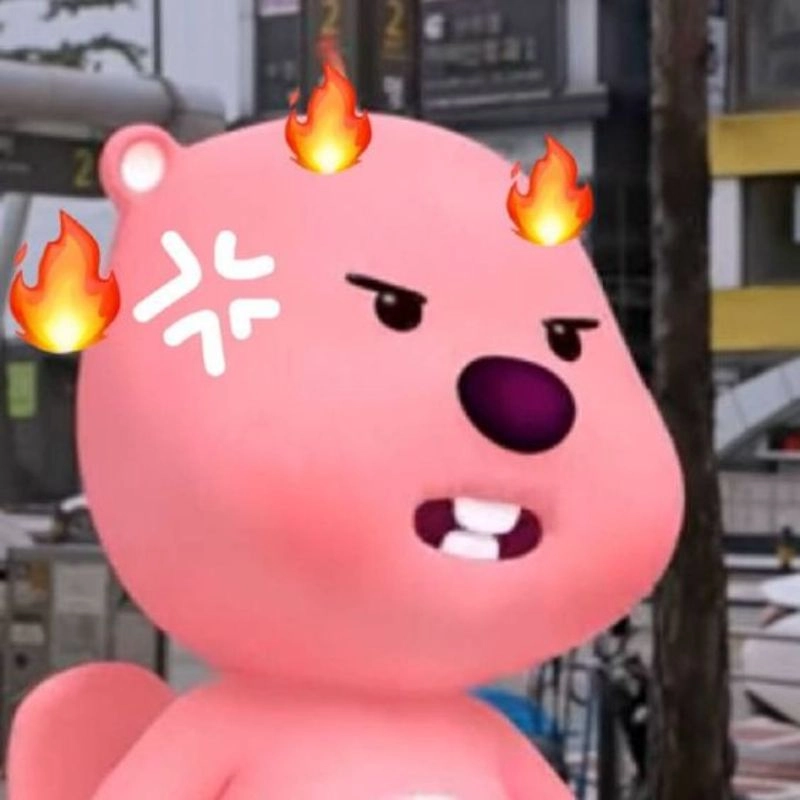 Cảm xúc tràn về với loopy meme sad siêu dễ thương