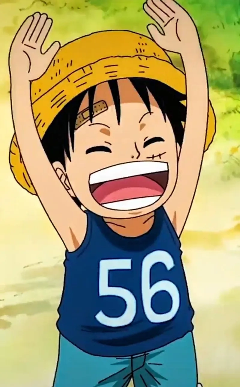 Luffy hồi nhỏ đáng yêu