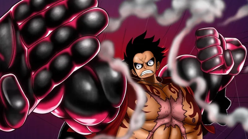 Hình ảnh Luffy 4 Gear siêu mãn nhãn