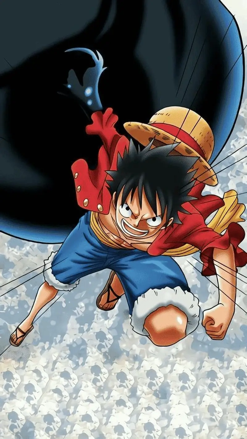 Gear 3 Luffy tung chiêu mạnh mẽ