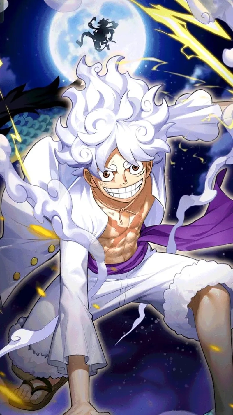 Ảnh Manga Luffy Gear 5 cực cháy