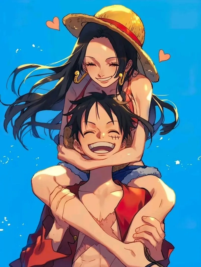 Fan phát cuồng vì tương tác giữa Boa Hancock and Luffy