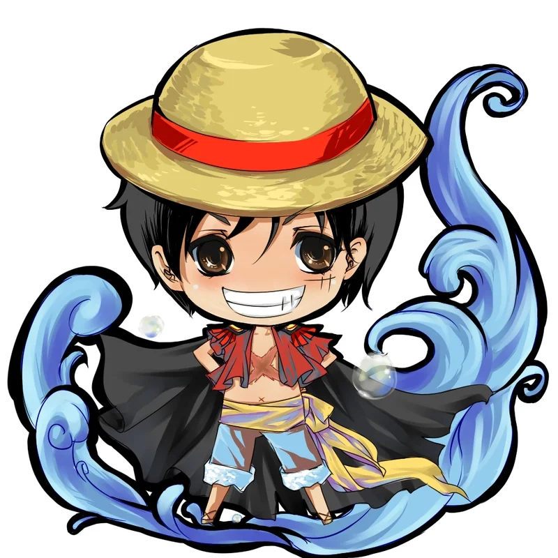 Đắm chìm trong thế giới chibi luffy siêu dễ thương