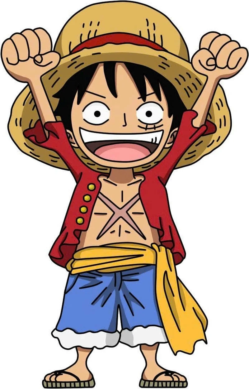 Nâng cấp profile với avatar luffy chibi đậm chất cá tính