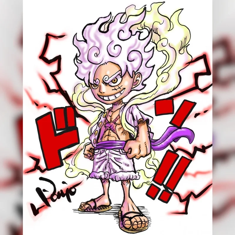 Bộ sưu tập độc đáo ảnh luffy gear 5 chibi đẹp mê