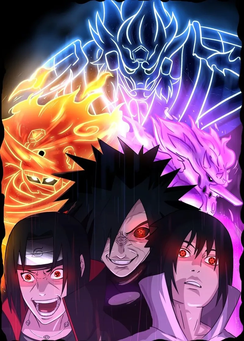 Màn đối đầu căng thẳng Naruto và Sasuke vs Madara