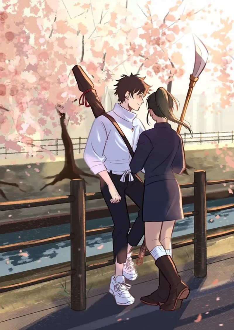 Maki x Yuta fanart cực kỳ lãng mạn và thú vị