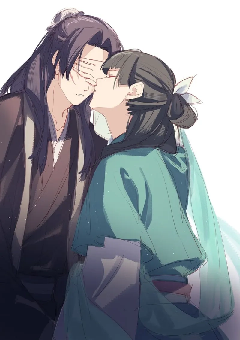 Cảnh Mao Mao x Jinshi kiss gây bão cộng đồng anime