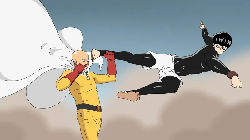 Khi Mashle vs Saitama trở thành chủ đề fanart siêu hot