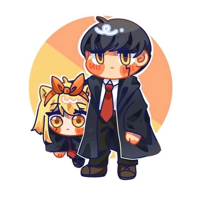 Dot mashle chibi cực kỳ dễ thương và có thể làm nền tuyệt đẹp cho điện thoại