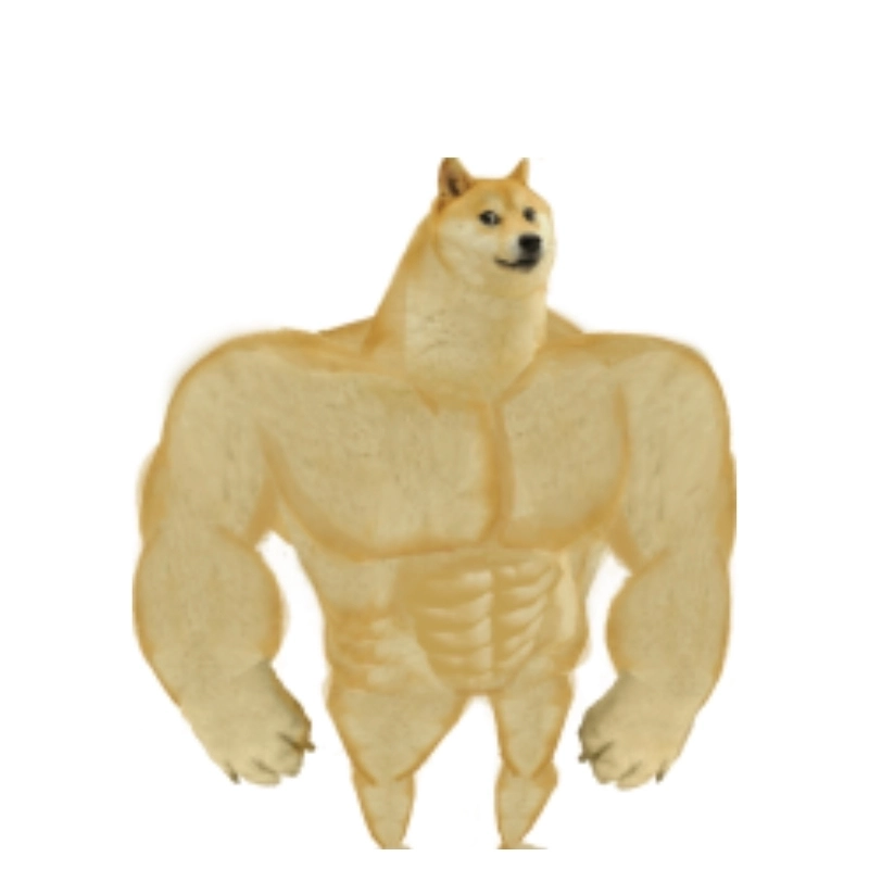 Xem ngay meme chó shiba cơ bắp để thấy độ ngầu của chú chó Shiba này
