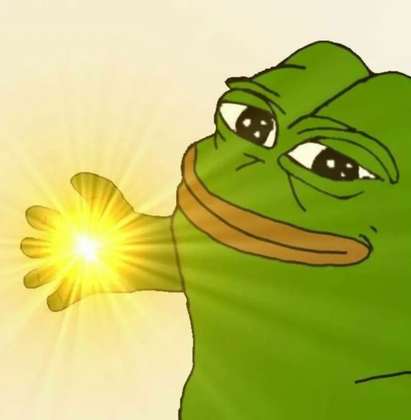 Hình ảnh còn ếch xanh meme, biểu cảm đa dạng, thú vị