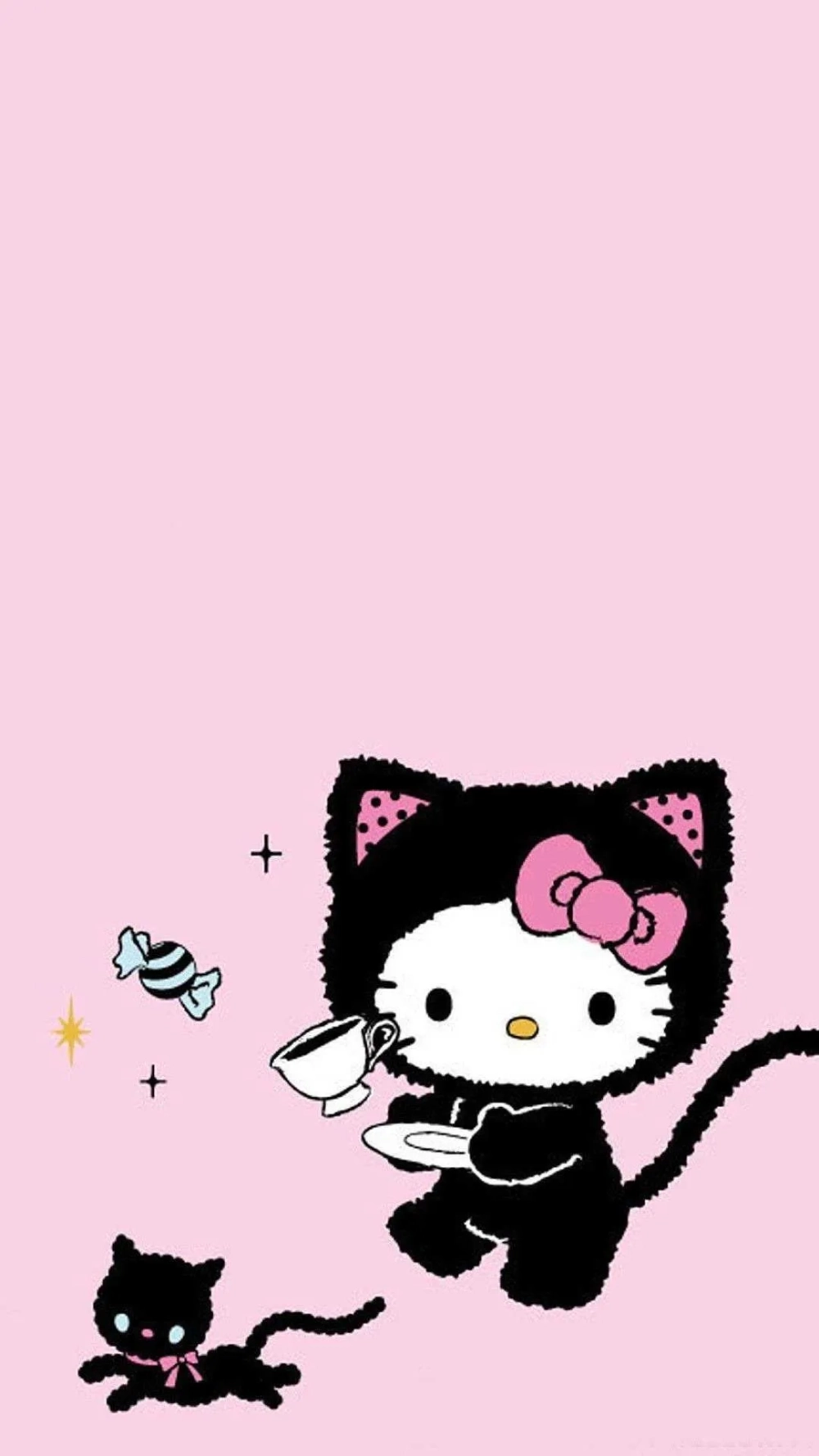Tô màu hình Hello Kitty bé tha hồ sáng tạo với màu sắc